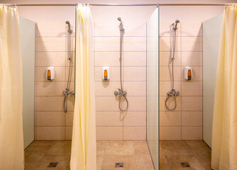 Three showers