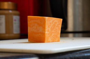 sweet potato cut in to a cube