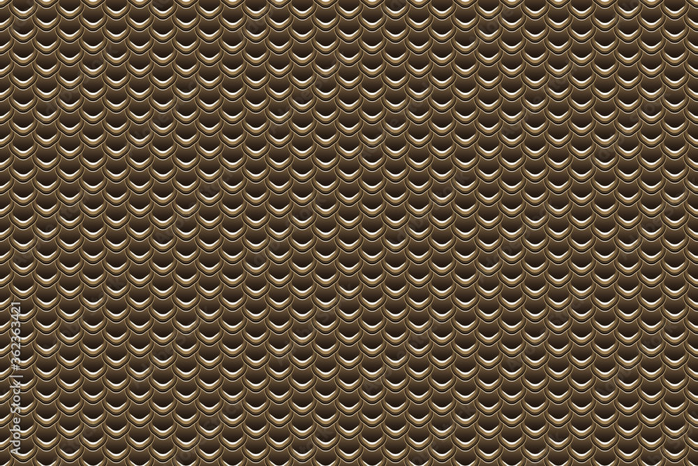 Poster abstract texture of scales. background consisting hexagons.