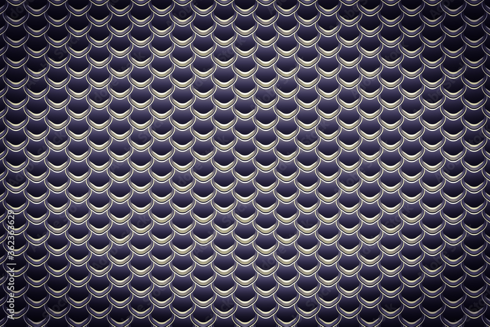 Poster abstract texture of scales. background consisting hexagons.