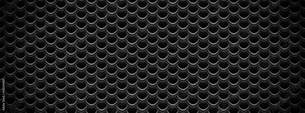 Poster abstract texture of scales. background consisting hexagons.