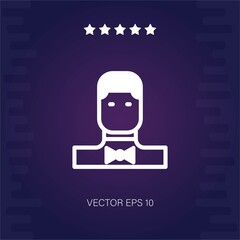 service man vector icon