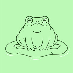 Cartoon toad drawing