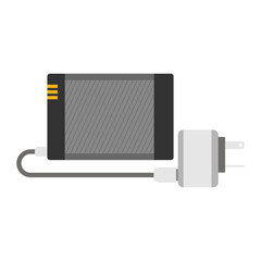 electric battery  charge and alkaline battery-powered accumulator for energy elements. vector illustration