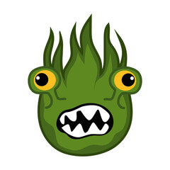 corona covid 19 virus logo isolated on white background for science symbol. vector illustration