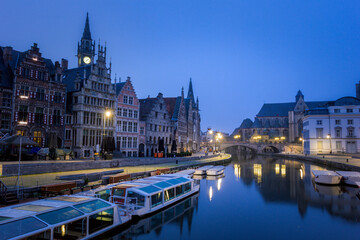 Fototapeta na wymiar Old town of Ghent