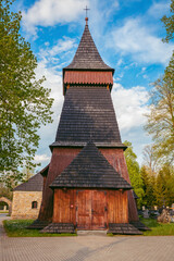 Fototapeta na wymiar Wooden Church in Bialka Tatrzanska