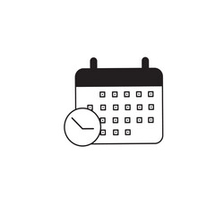 Calendar icon vector