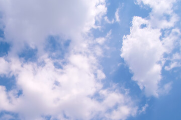 Fototapeta premium Blue sky with cloud background