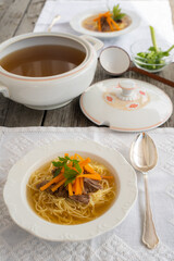 Rindsuppe