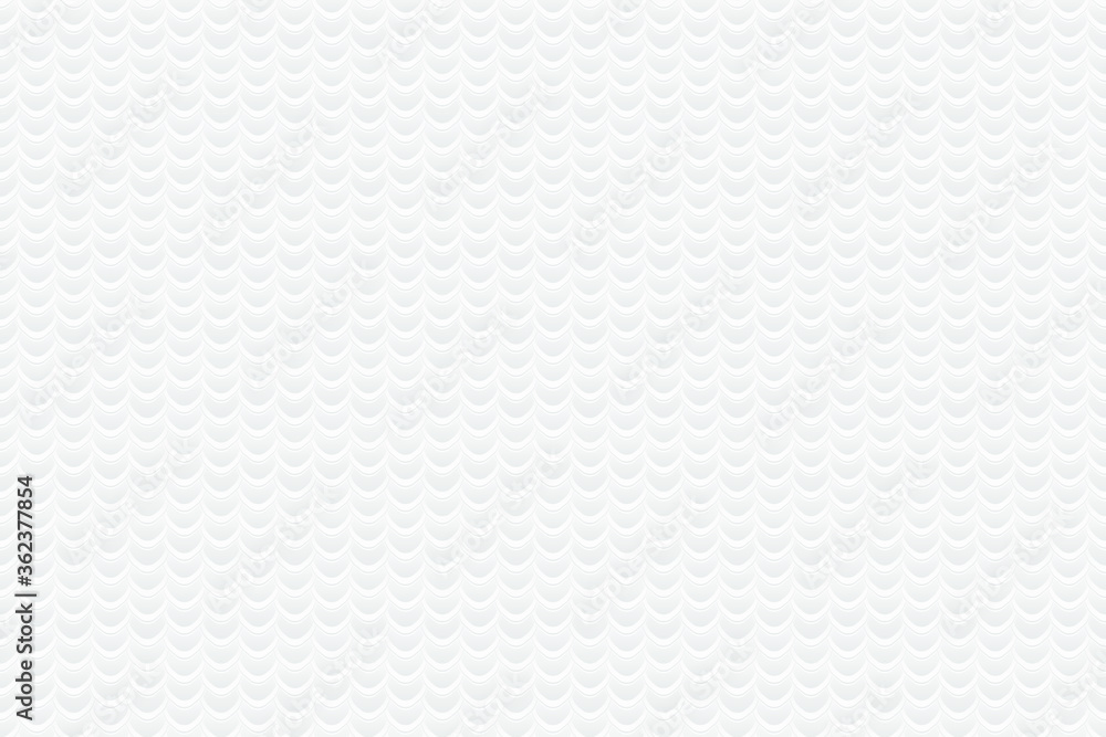 Poster abstract vector seamless of scales. white vector scale pattern. background consisting of white hexag