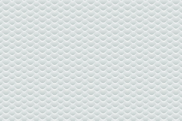 Abstract vector seamless of scales. White vector scale pattern. Background consisting of white hexagons. 