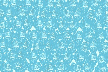 The overlapping rose pattern