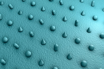 3d rendering of abstract geometric shapes. Computer generated minimalistic background. Pattern for texture of wallpapers. Modern design for poster, cover, branding, banner, placard.