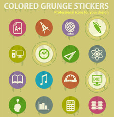 Fototapeta premium education icon set
