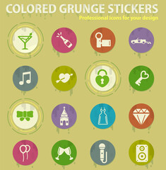 Wedding simply icons