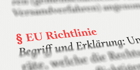 EU Richtlinie erklärt