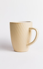 Empty coffee cup or coffee mug isolated on white background