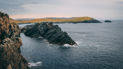 Shetland coastline