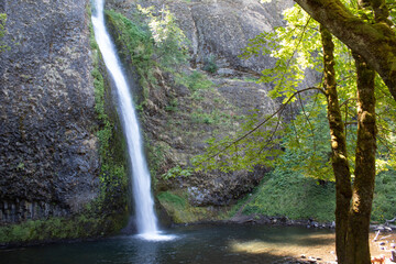 Strong tiny waterfall