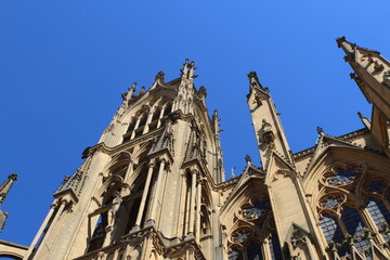 Fototapeta na wymiar Katedrale von Metz im Sommer 2020, Metz, Frankreich