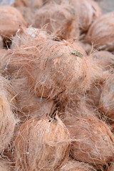 Background of old coconut peeled For sale
