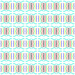 Intriguing Colorful Curves Pattern