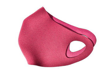 Neoprene vinous mask. Separate on a white background. Mask made of breathable material, neoprene,...