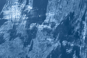 Old blue wall detail