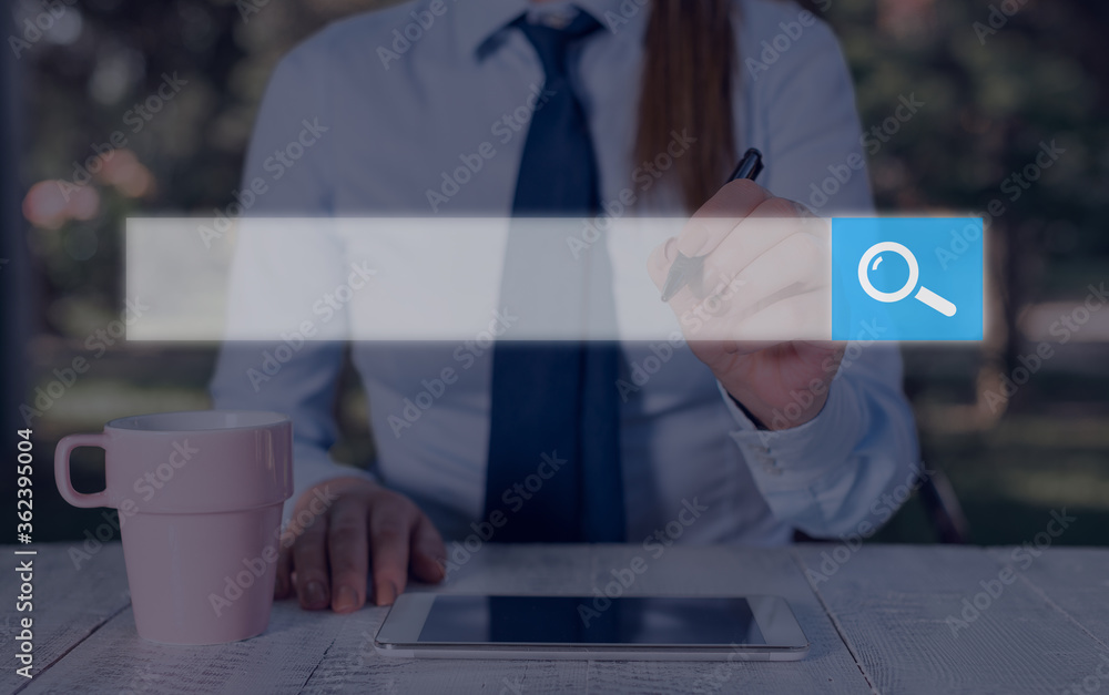 Aufkleber web search digital information futuristic technology network connection