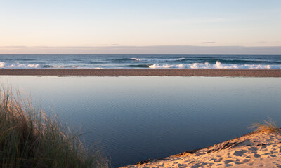 Seascape of Frouxeira beach
