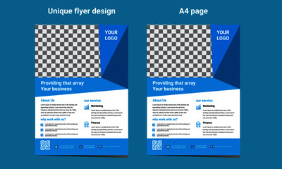 Abstract vector modern flyers brochure / annual report /design templates / stationery with white background in size a4