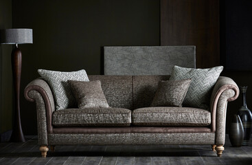 Comfortable couch in living room