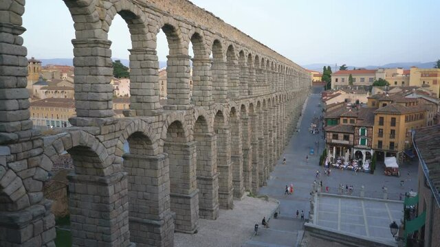 Aqueduct of Segovia, Segivia, Spain, Europe.