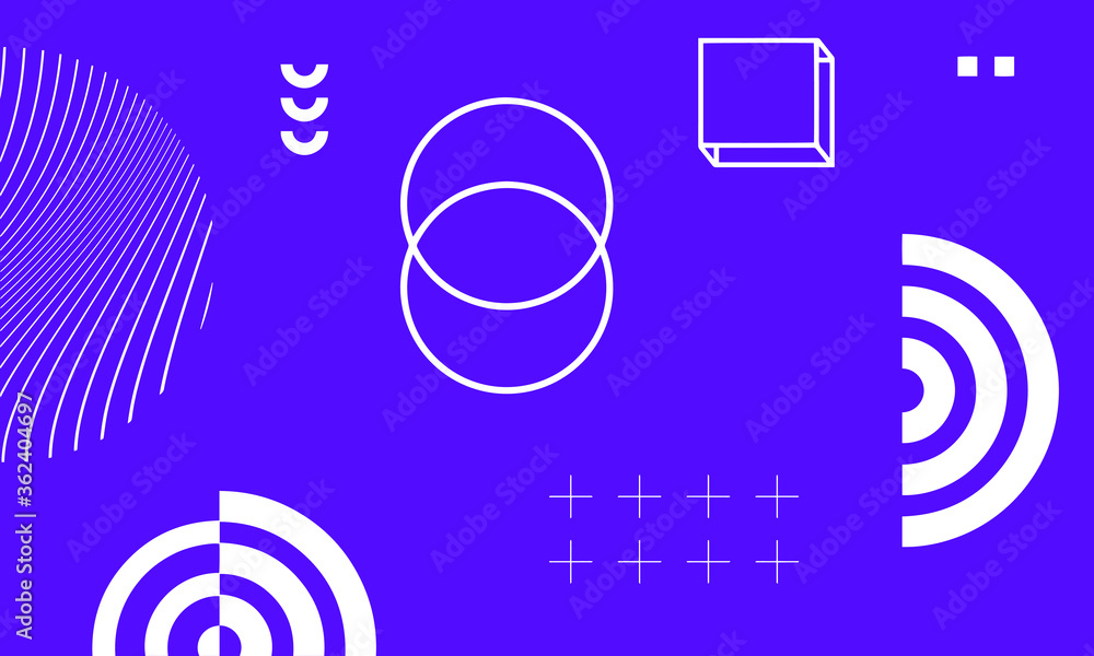 Poster background design with unique shape composition. purple background for text design, poster, print, b