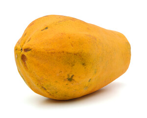papaya isolated on white background