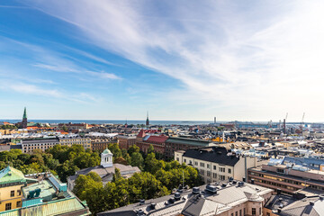 Helsinki view from Torni, Finland