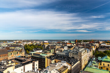 Helsinki view from Torni, Finland