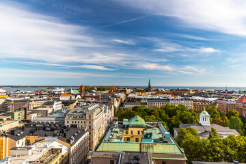Helsinki view from Torni, Finland