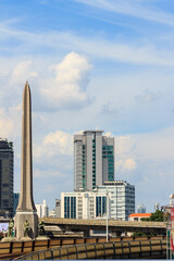 Victory Monument (Anusawari Chai Samoraphum) is an obelisk monument in Bangkok, Thailand. The monument was erected in June 1941 to commemorate the Thai victory in the Franco-Thai War.