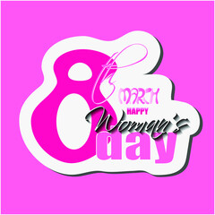 vector illustration for woman's day