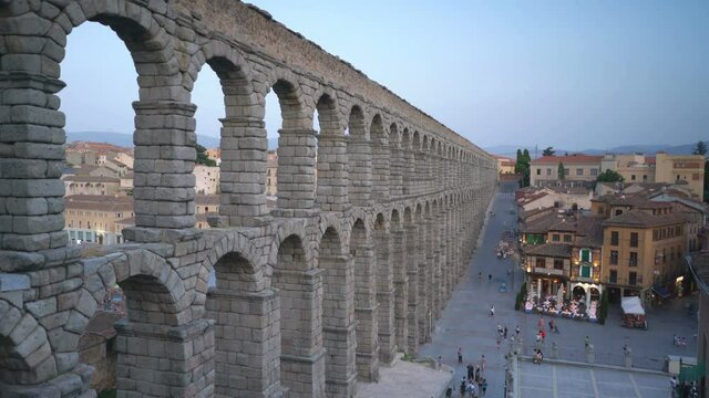 Aqueduct of Segovia, Segivia, Spain, Europe.