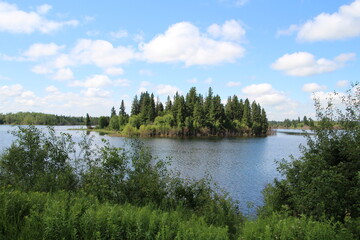 High Water Around The Island, Elk Island National Park, Alberta