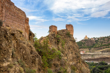 Fototapeta na wymiar Narikala fortress in Tbilisi