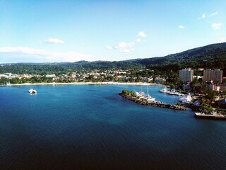 Fototapeta na wymiar view of Ocho Rios Jamaica