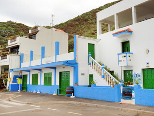 Architectural detail in Garachico resort, Tenerife island - Canary, Spain