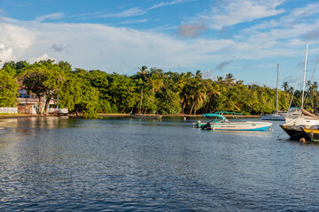 Fototapeta na wymiar Saint Vincent and the Grenadines, Blue Lagoon view