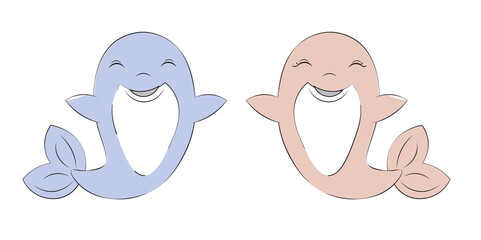dolphins boy and girl