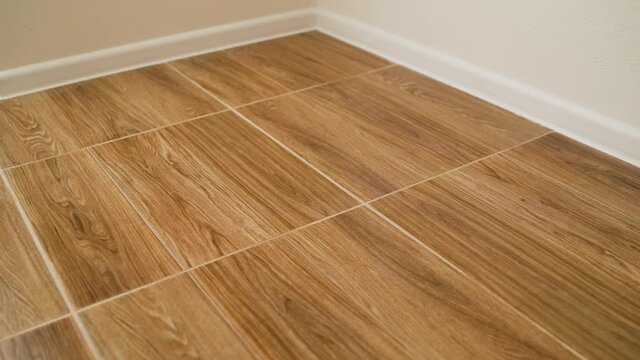 Tile in wood color. wood floor texture.