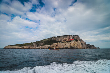 Fototapeta na wymiar Beautiful Isle of Capri, Italy.